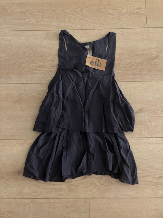 Final Touch Dresses & Skirts - Dark Navy Layered Sleeveless Top